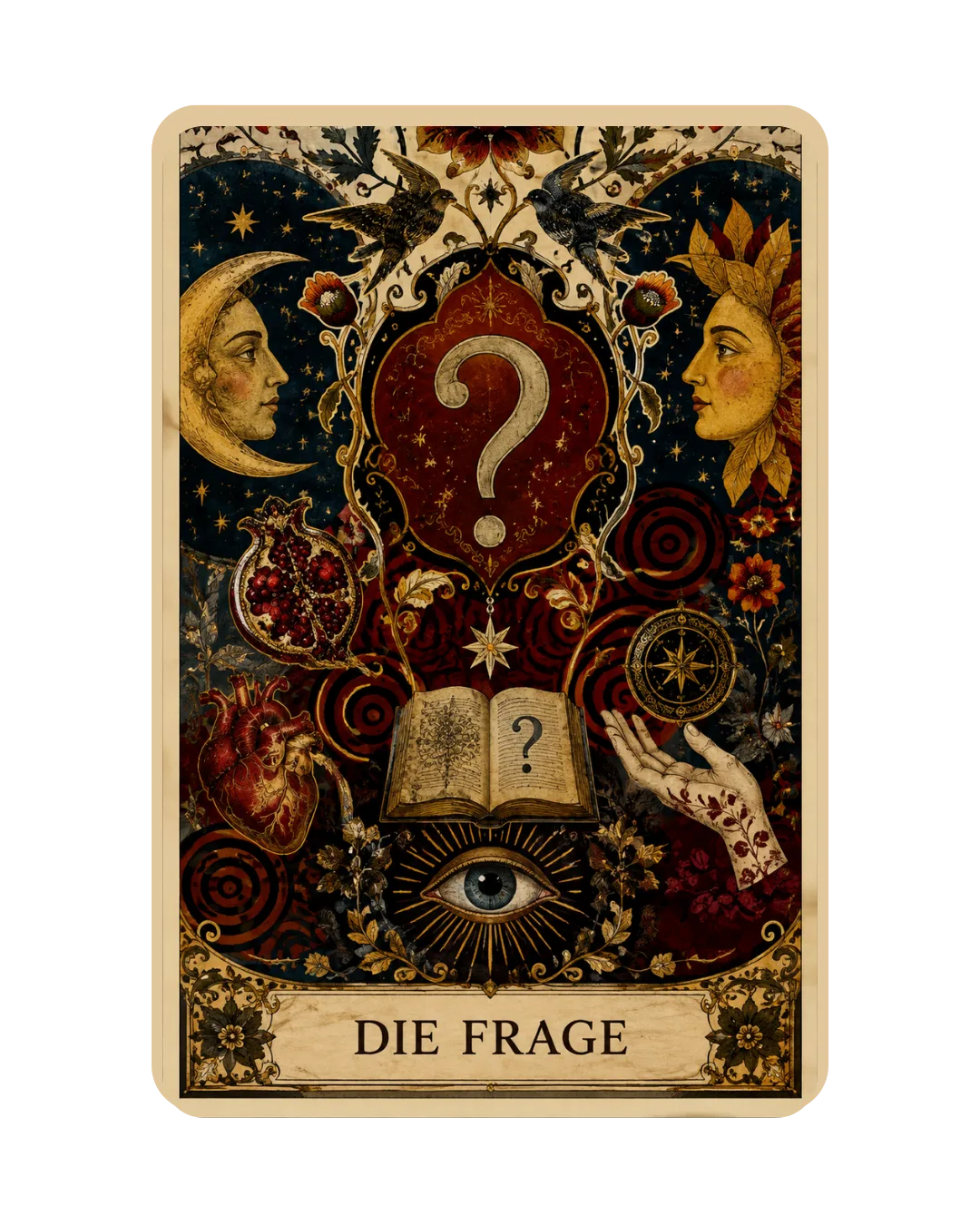 Tarotkarte: Die Frage